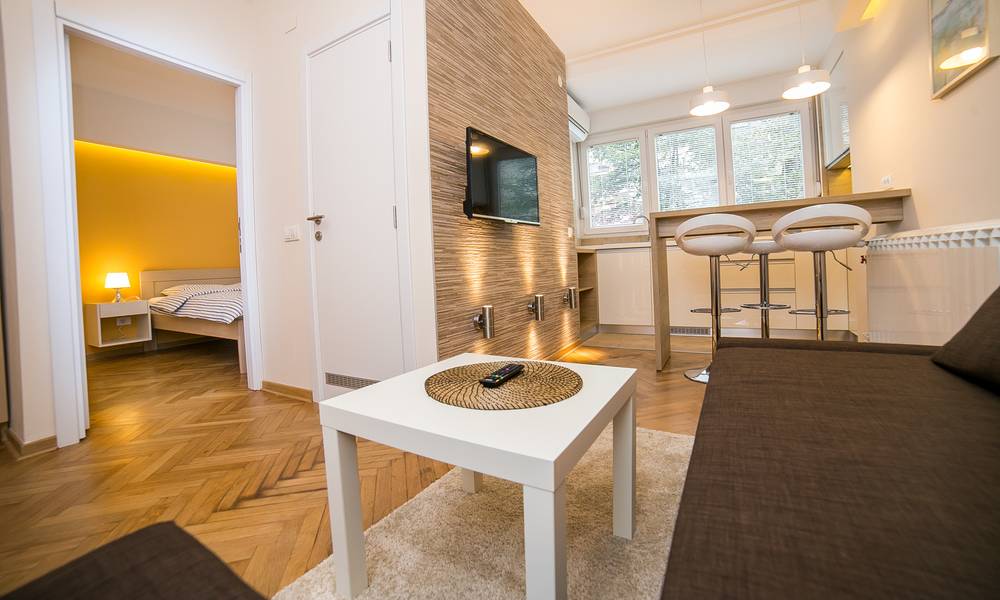 Apartman King 3 - na 5 minuta od Knez Mihajlove. Moderan, za maksimalno 3 osobe.