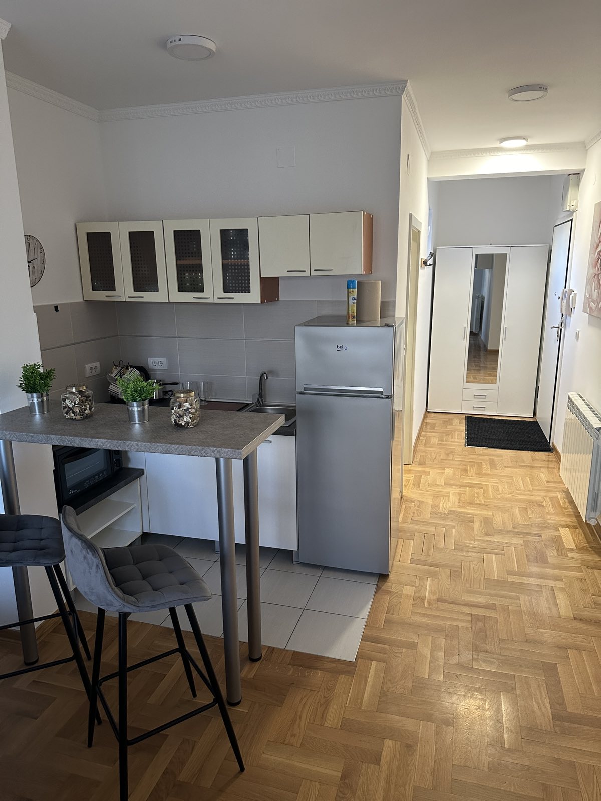 Apartman Ksenija, kuhinja i šank